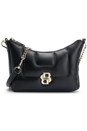HUGO BOSS Gesteppte Hobo Bag mit Double-B-Monogramm