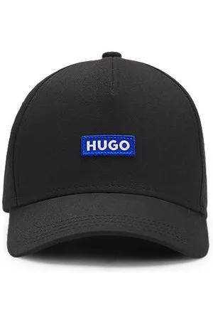 HUGO BOSS Cap aus Baumwoll-Twill mit blauem Logo-Aufnäher