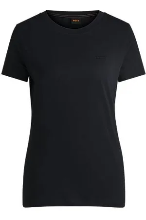 HUGO BOSS Slim-Fit T-Shirt aus Baumwoll-Jersey mit tonalem Logo