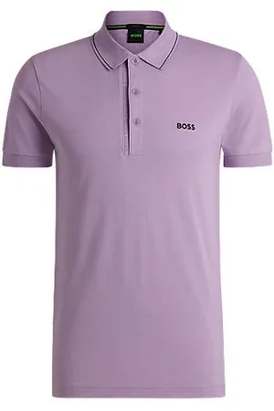 HUGO BOSS Slim-Fit Poloshirt aus Baumwoll-Piqué mit tonalem Logo