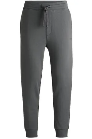 HUGO BOSS Jogginghose aus Baumwoll-Terry mit Logo-Print