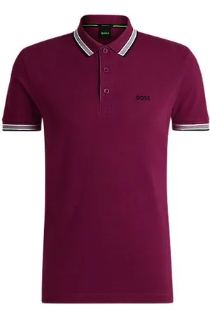 HUGO BOSS Paddy Poloshirt aus Baumwoll-Piqué mit Logo an der Kragenunterseite