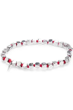 HUGO BOSS Elastisches Armband mit Stahlwürfeln