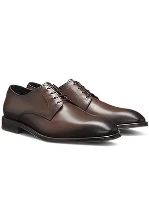 HUGO BOSS Schnür-Derbys aus Leder mit Nahtdetails