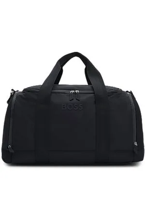 HUGO BOSS Weekender mit polierten Beschlägen in Silber-Optik