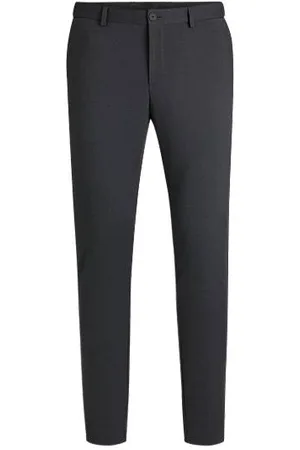 HUGO BOSS Slim-Fit Hose aus waschmaschinenfestem funktionalem Stretch-Gewebe