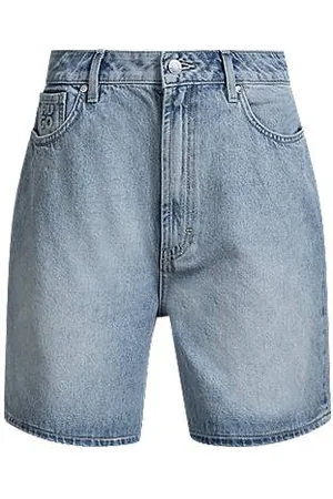 HUGO BOSS Regular-Fit Shorts mit meliertem Finish