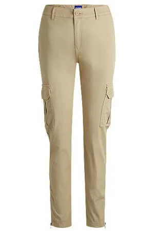 HUGO BOSS Slim-Fit Cargo-Hose aus Stretch-Baumwolle