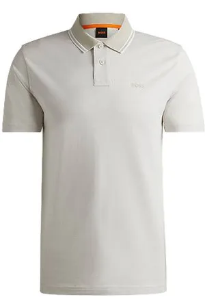 HUGO BOSS Relaxed-Fit Poloshirt aus Oxford-Baumwoll-Piqué