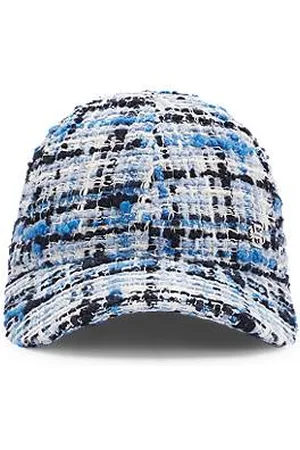 HUGO BOSS Cap aus mehrfarbigem Tweed mit Double-B-Monogramm