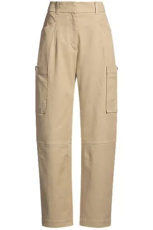 HUGO BOSS Relaxed-Fit Hose aus elastischem Baumwoll-Twill