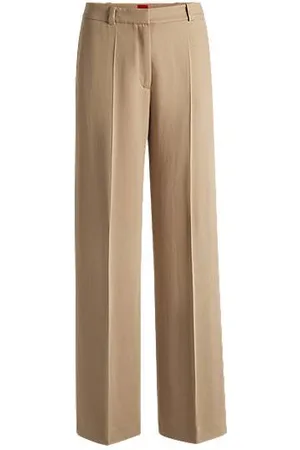 HUGO BOSS Regular-Fit Hose mit weitem Bein