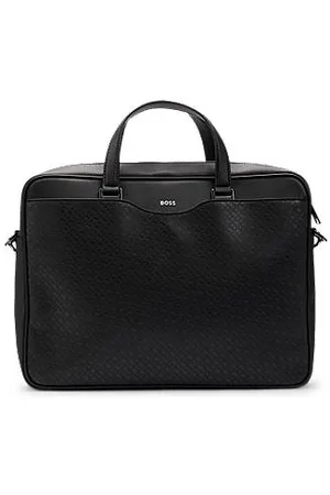 HUGO BOSS Aktentasche mit Monogramm-Einsatz