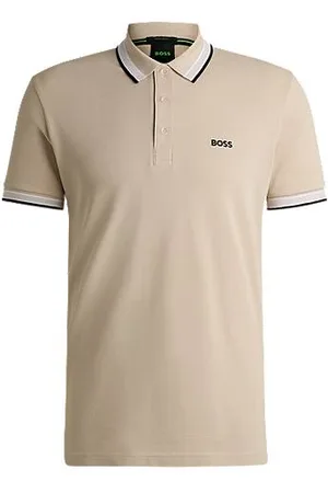 HUGO BOSS Paddy Poloshirt aus Baumwoll-Piqué mit Logo an der Kragenunterseite
