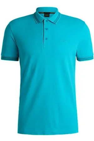 HUGO BOSS Paddy Poloshirt aus Baumwoll-Piqué mit Logo an der Kragenunterseite