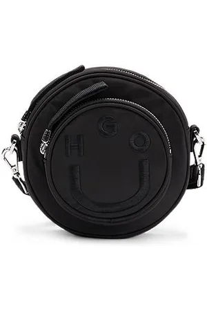 HUGO BOSS Runde Umhängetasche mit Happy Logo