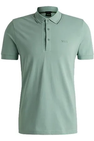 HUGO BOSS Slim-Fit Poloshirt aus Baumwoll-Piqué mit tonalem Logo