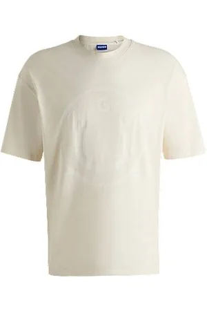 HUGO BOSS Oversized T-Shirt aus Baumwolle mit Logo der neuen Saison