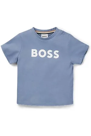 HUGO BOSS Kids-T-Shirt aus Baumwolle mit Logo-Print