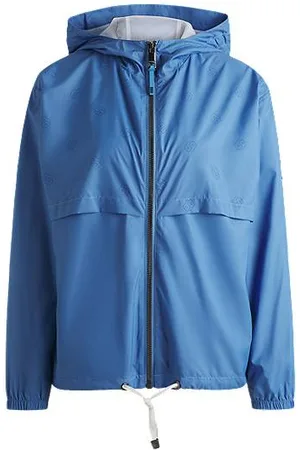HUGO BOSS Wasserdichte Reitsport-Regenjacke mit Double-B-Monogrammen