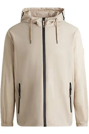 HUGO BOSS Wasserdichte Reitsport-Jacke mit Signature-Streifen