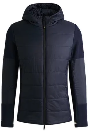 HUGO BOSS Wasserabweisende Reitsport-Jacke mit Fleece-Details