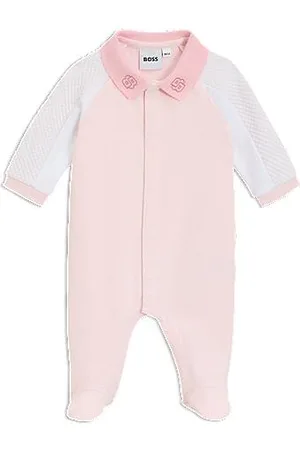 HUGO BOSS Jersey-Baby-Pyjama aus Terry-Baumwoll-Mix