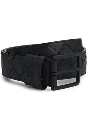HUGO BOSS Reitsport-Gürtel aus geflochtenem Leder