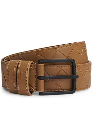 HUGO BOSS Reitsport-Gürtel aus geflochtenem Leder