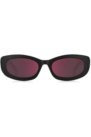 HUGO BOSS Sonnenbrille mit farbigem Emaille-Detail