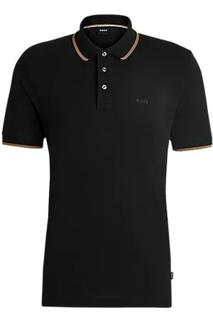 HUGO BOSS Poloshirt aus Baumwoll-Piqué mit Logo-Detail