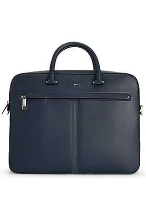 HUGO BOSS Aktentasche aus Kunstleder mit strukturierten Details