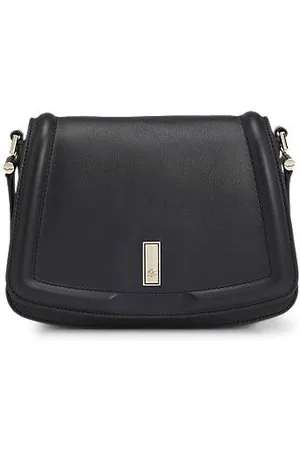 HUGO BOSS Ariell Saddle-Bag aus genarbtem Leder