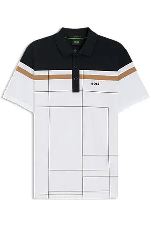 HUGO BOSS Slim-Fit Poloshirt aus schnell trocknender Stretch-Baumwolle