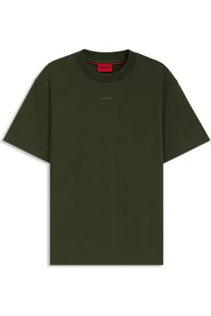 HUGO BOSS Relaxed-Fit T-Shirt aus Baumwolle mit Logo-Print