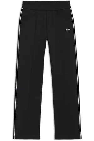 HUGO BOSS Straight-Fit Jogginghose mit Kontrast-Logo und -Paspeln