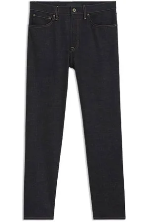 HUGO BOSS BECKHAM x Regular-Fit Jeans aus dunkelblauem Stretch-Denim