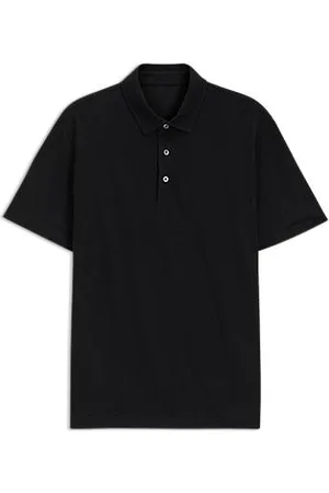 HUGO BOSS BECKHAM x Poloshirt aus Baumwoll-Mix mit Seide