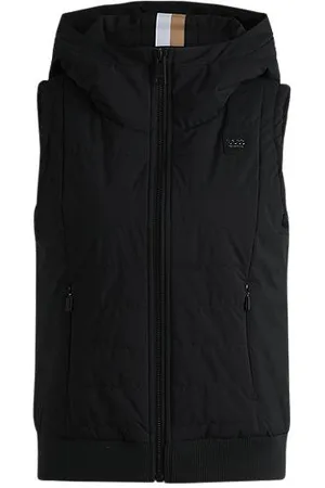 HUGO BOSS Reitsport-Steppweste mit Logo-Stickerei