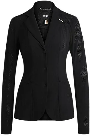 HUGO BOSS Turnierjackett aus perforiertem Material-Mix