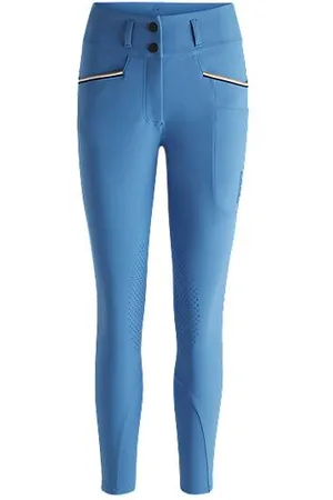 HUGO BOSS Reitsport-Hose mit griffigem Kniebesatz und Vier-Wege-Stretch