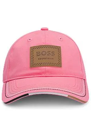 HUGO BOSS Reitsport-Cap mit Logo-Aufnäher im Retro-Look