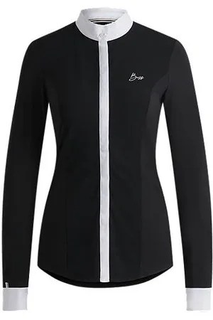 HUGO BOSS Turnierbluse mit Vier-Wege-Stretch