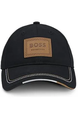 HUGO BOSS Reitsport-Cap mit Logo-Aufnäher im Retro-Look