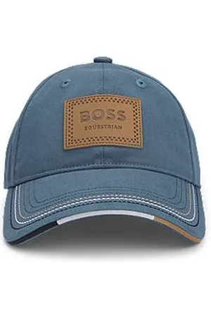 HUGO BOSS Reitsport-Cap mit Logo-Aufnäher im Retro-Look