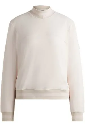 HUGO BOSS Reitsport-Pullover aus italienischer Stretch-Baumwolle