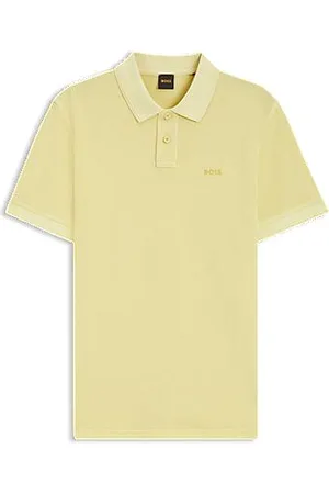 HUGO BOSS Poloshirt aus Baumwoll-Piqué mit Logo-Print