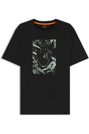 HUGO BOSS T-Shirt aus Baumwoll-Jersey mit Animal-Grafik