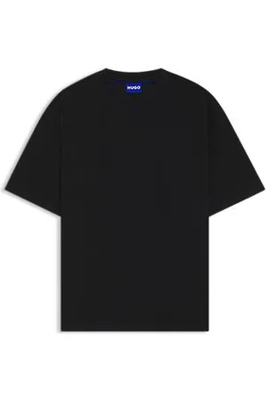 HUGO BOSS Loose-Fit T-Shirt aus Baumwoll-Mix mit Waffelstruktur