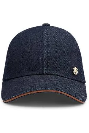 HUGO BOSS Cap aus Baumwoll-Denim mit Double-B-Monogramm